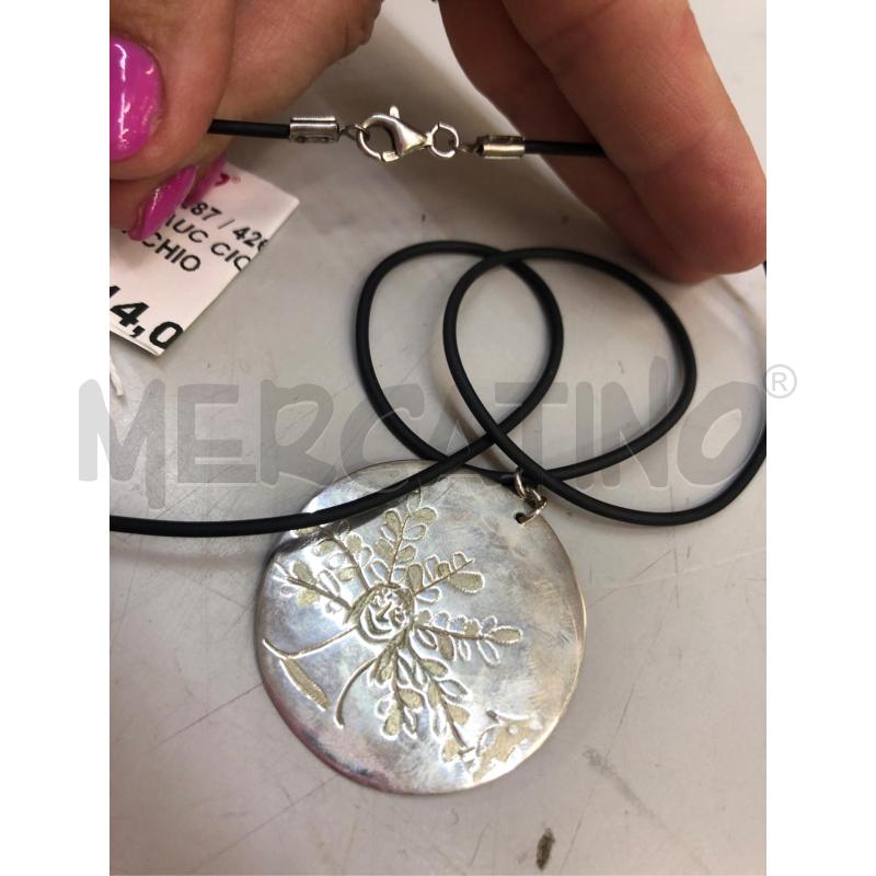 COLLANA CAUC CIOND AG PLACC CERCHIO  | Mercatino dell'Usato Avellino 3