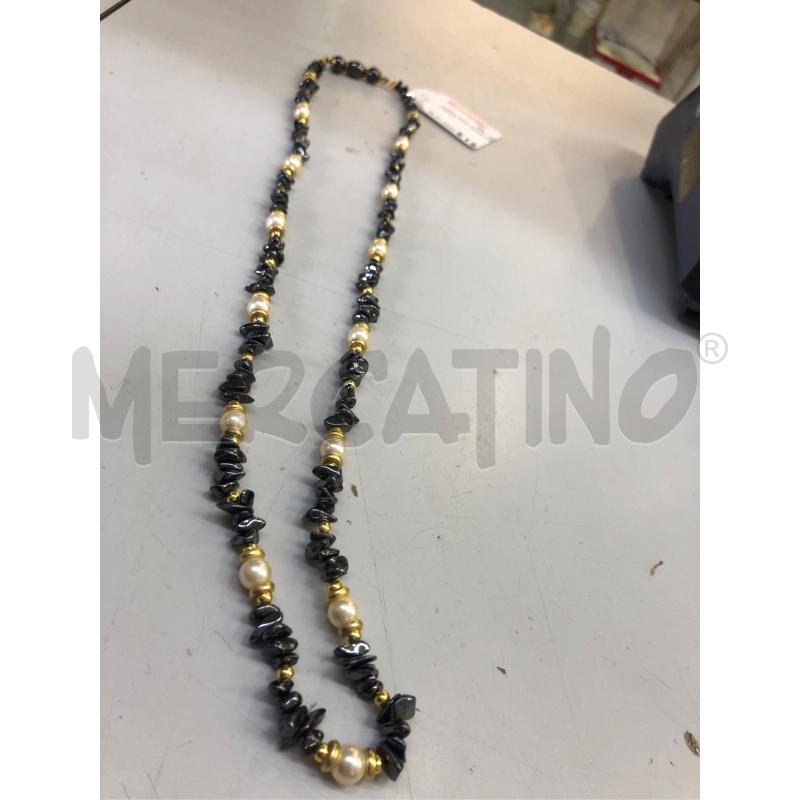 COLLANA EMATIT PERL DORAT | Mercatino dell'Usato Avellino 1