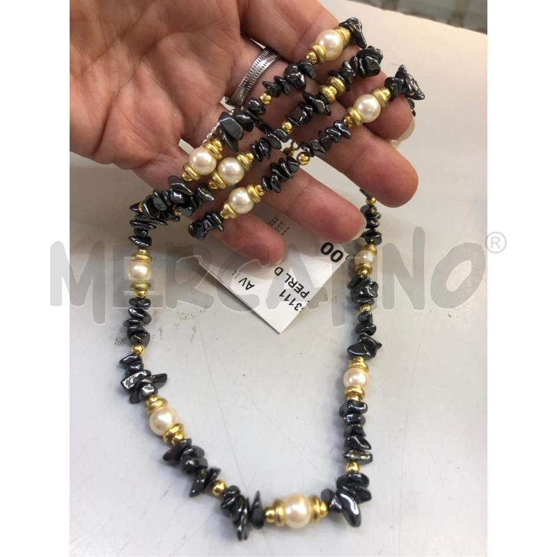 COLLANA EMATIT PERL DORAT | Mercatino dell'Usato Avellino 3