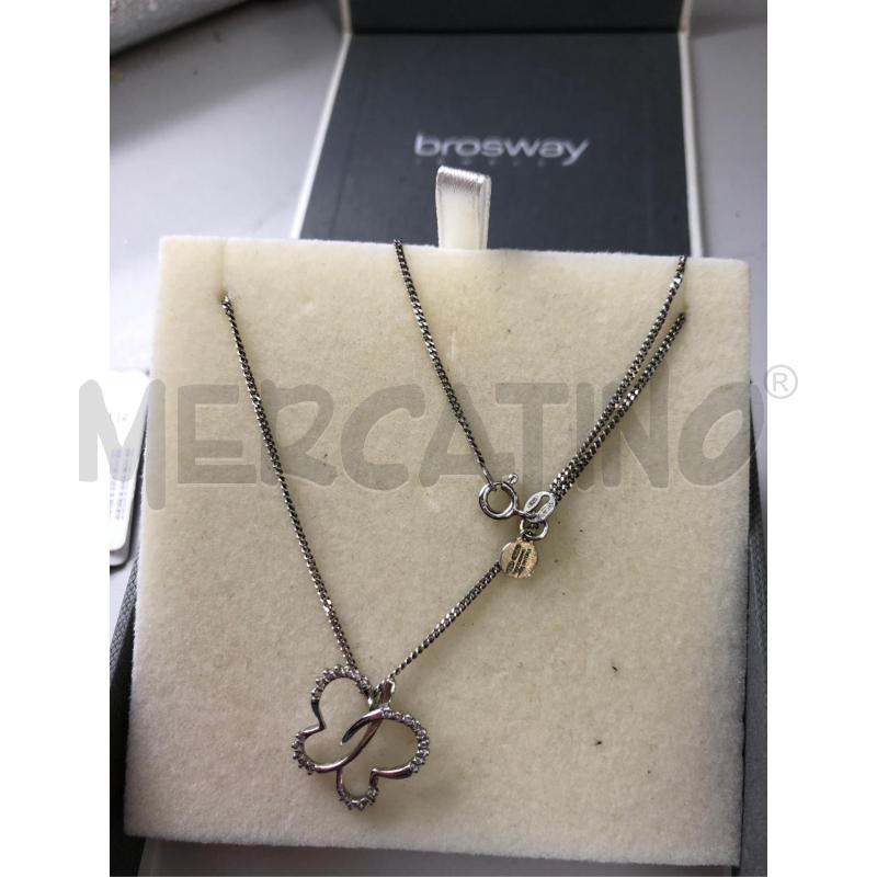 COLLANA FARFALLA AG STRASS  | Mercatino dell'Usato Avellino 3