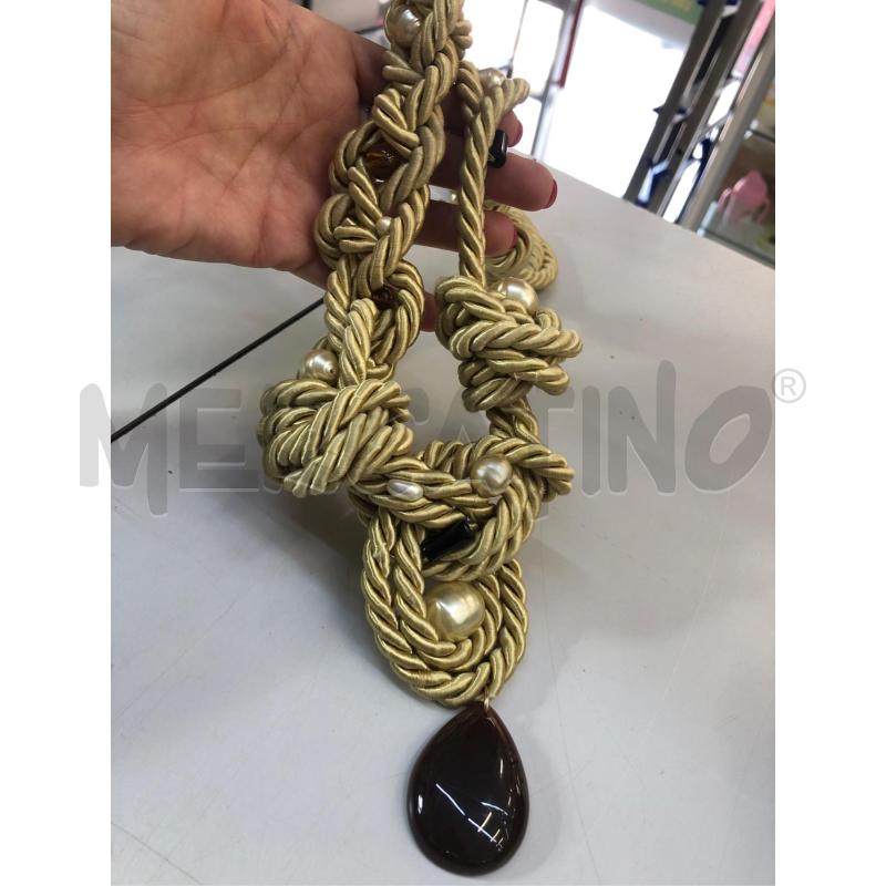 COLLANA HAND MADE TORCHON BEIGE | Mercatino dell'Usato Avellino 3