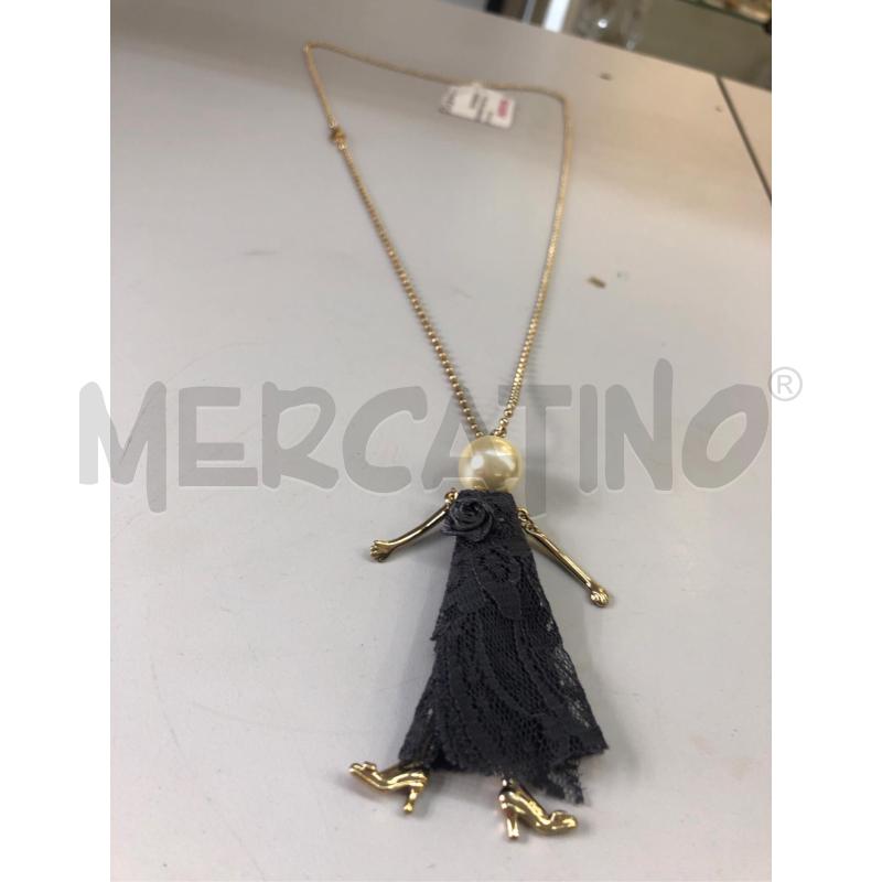 COLLANA LUNGA DORATA BAMBOLINA | Mercatino dell'Usato Avellino 1