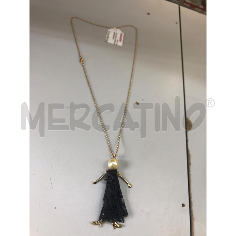 COLLANA LUNGA DORATA BAMBOLINA | Mercatino dell'Usato Avellino 3