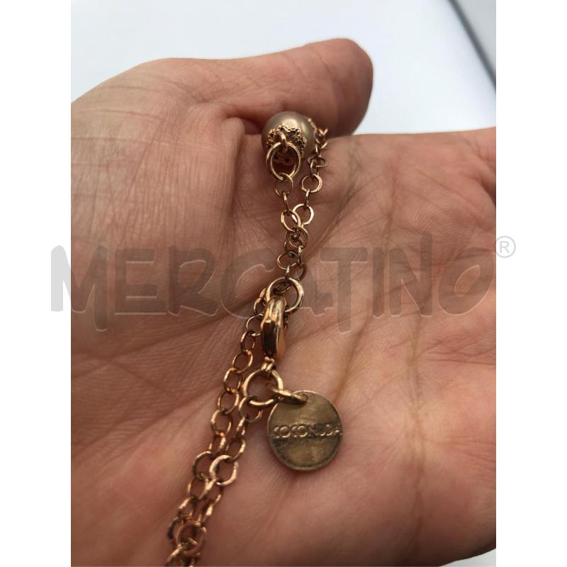 COLLANA LUNGA ROSE GOLD PERLA COCONUDA | Mercatino dell'Usato Avellino 3