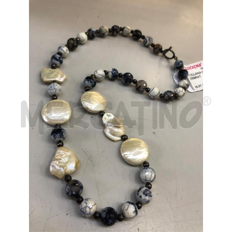 COLLANA MADREP QUARZ ZEBRAT  | Mercatino dell'Usato Avellino 4
