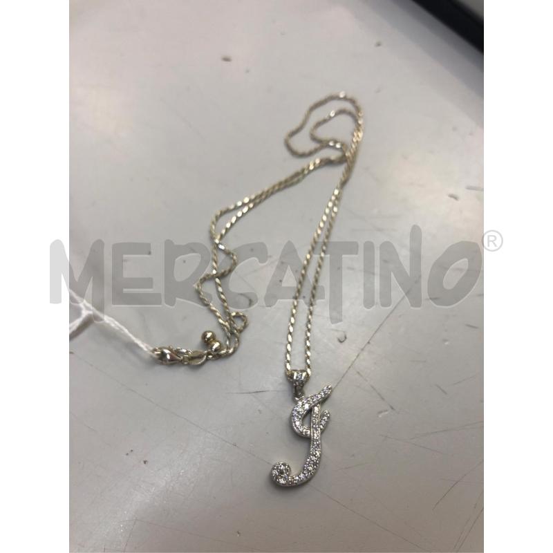 COLLANA MICRO TOURCHON LETTERA I | Mercatino dell'Usato Avellino 1