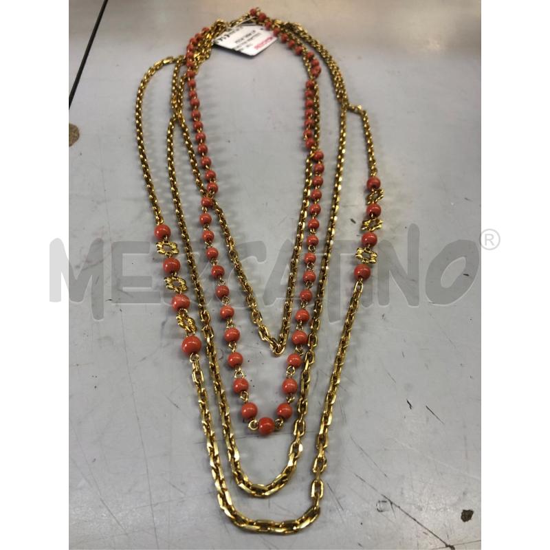 COLLANA MULTIFILI DORAT PERL ROSA  | Mercatino dell'Usato Avellino 2