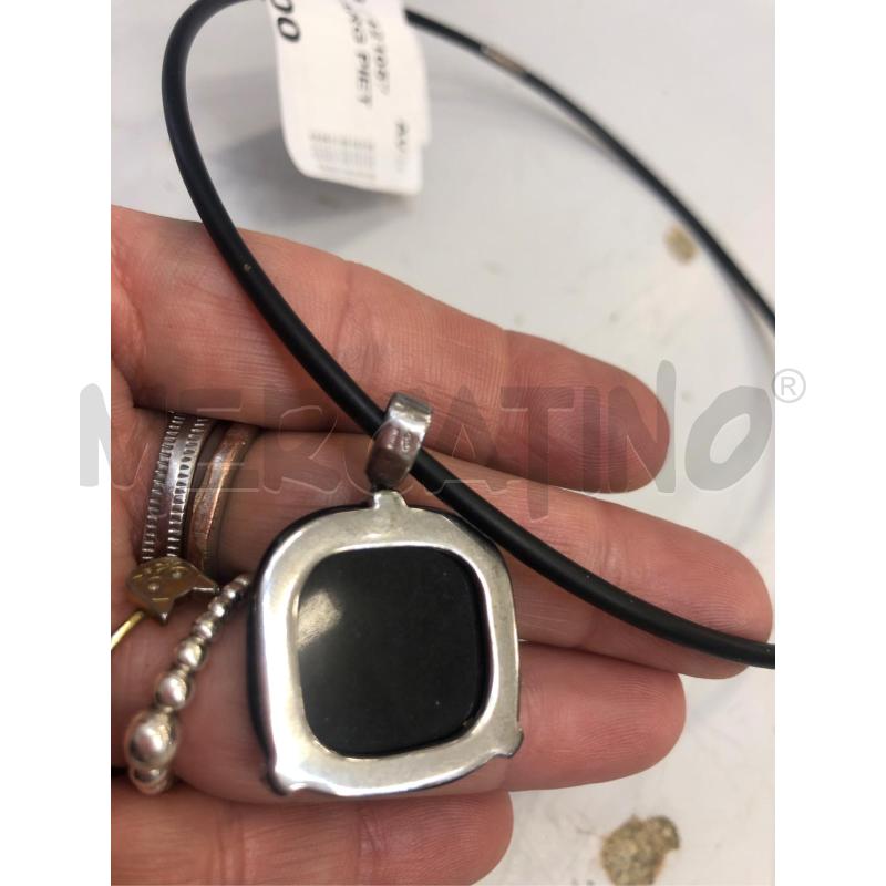 COLLANA NERA ARG PIETRA CAUC | Mercatino dell'Usato Avellino 3