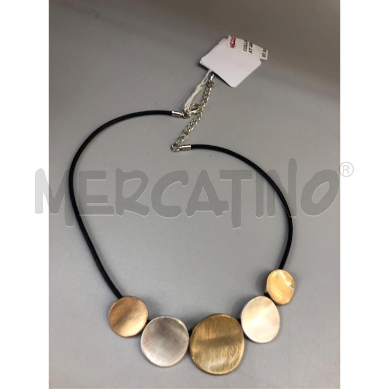COLLANA NERA CION DORAT ARG  | Mercatino dell'Usato Avellino 3