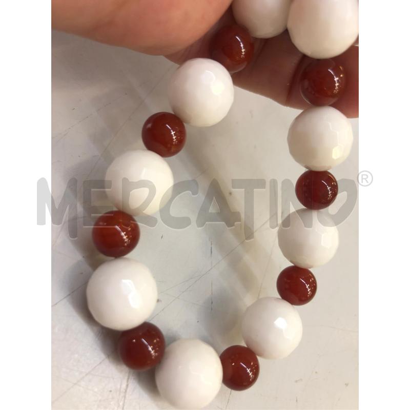 COLLANA PERLINA BIANC ROSSA  | Mercatino dell'Usato Avellino 3