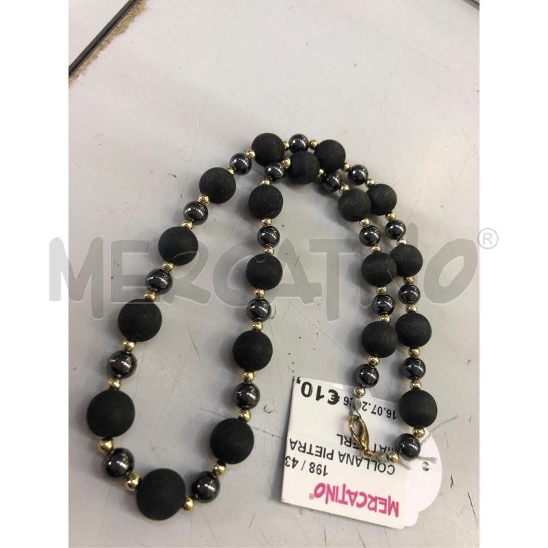 COLLANA PIETRA VULC EMAT PERL | Mercatino dell'Usato Avellino 3