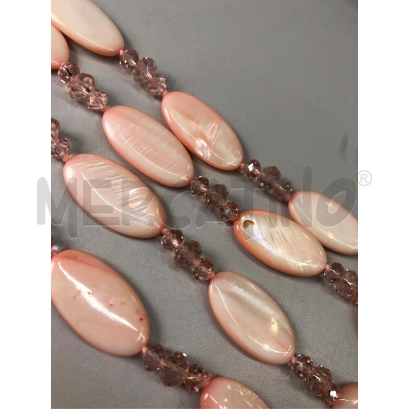 COLLANA PIET ROSA LUNGA  | Mercatino dell'Usato Avellino 3
