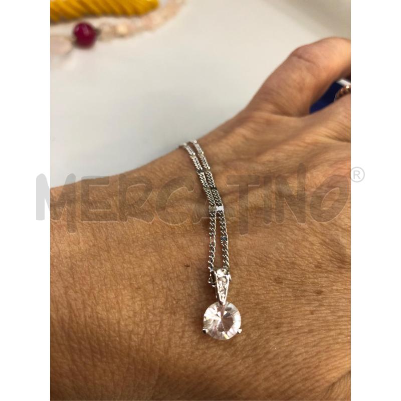 COLLANA PUNTO LUCE SWAROVSKY  | Mercatino dell'Usato Avellino 3