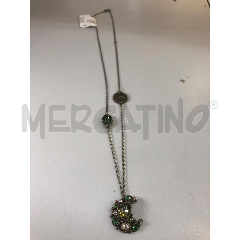 COLLANA SODINI STRASS VERDE  | Mercatino dell'Usato Avellino 1