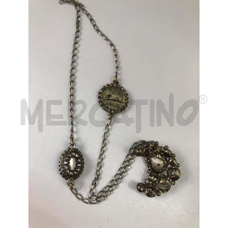 COLLANA SODINI STRASS VERDE  | Mercatino dell'Usato Avellino 4