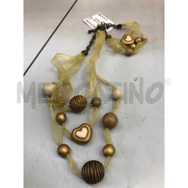 COLLANA +BRACCIALE THUN BEIGE  | Mercatino dell'Usato Avellino 1