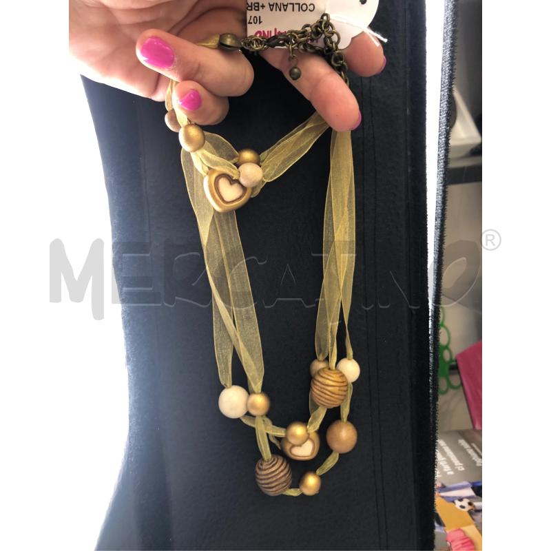 COLLANA +BRACCIALE THUN BEIGE  | Mercatino dell'Usato Avellino 2