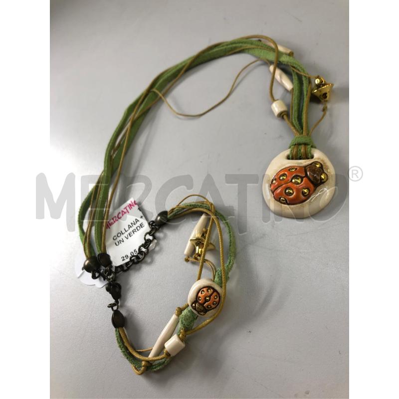 COLLANA +BRACCIALE THUN VERDE | Mercatino dell'Usato Avellino 1