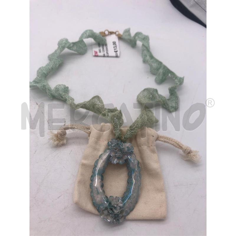 COLLANA  CIONDOLO CERAMICA CAPODIMONTE  | Mercatino dell'Usato Avellino 1