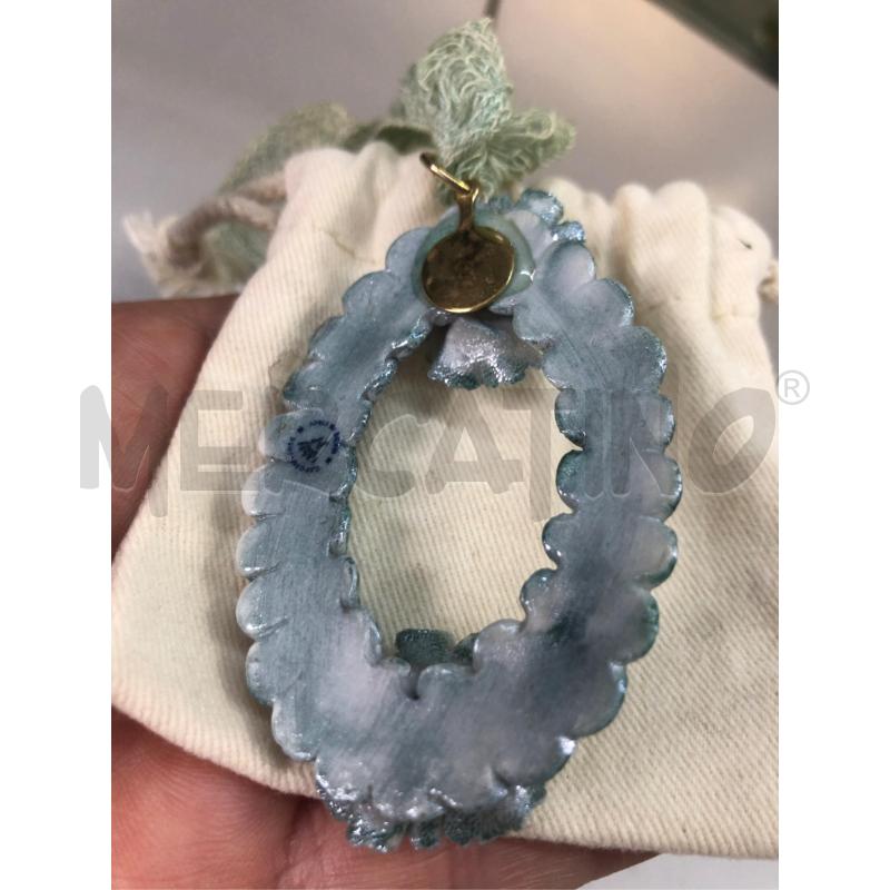 COLLANA  CIONDOLO CERAMICA CAPODIMONTE  | Mercatino dell'Usato Avellino 3