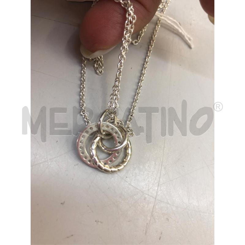 COLLANINA ARG TRE CERCHI  | Mercatino dell'Usato Avellino 3