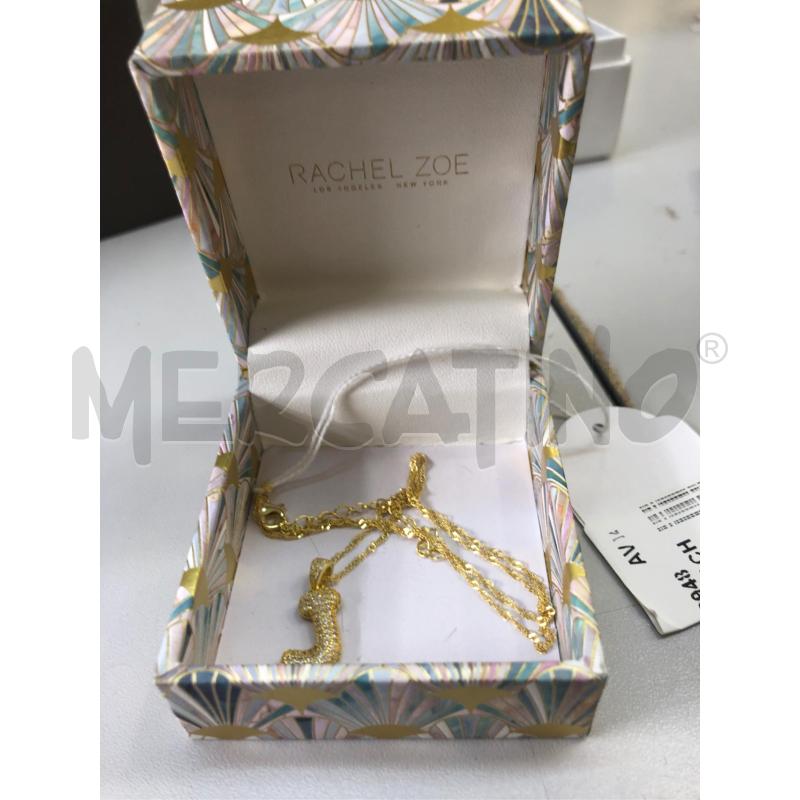 COLLANINA DORATA RACHEL ZOE LETTERA J | Mercatino dell'Usato Avellino 2