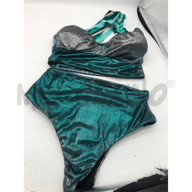 COSTUME DONNA 2PZ VERDE METALLICO | Mercatino dell'Usato Avellino 1