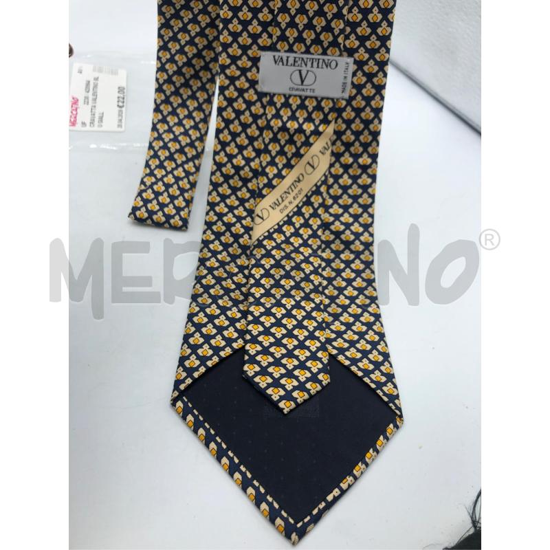 CRAVATTA VALENTINO BLU GIALL  | Mercatino dell'Usato Avellino 2