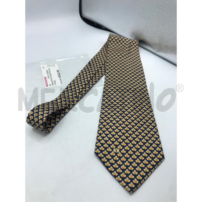 CRAVATTA VALENTINO BLU GIALL  | Mercatino dell'Usato Avellino 3