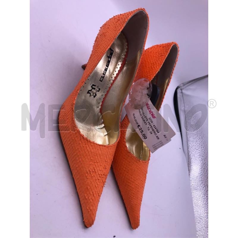 DECOLLETE PEPENERO ARANCIO DORAT  | Mercatino dell'Usato Avellino 1