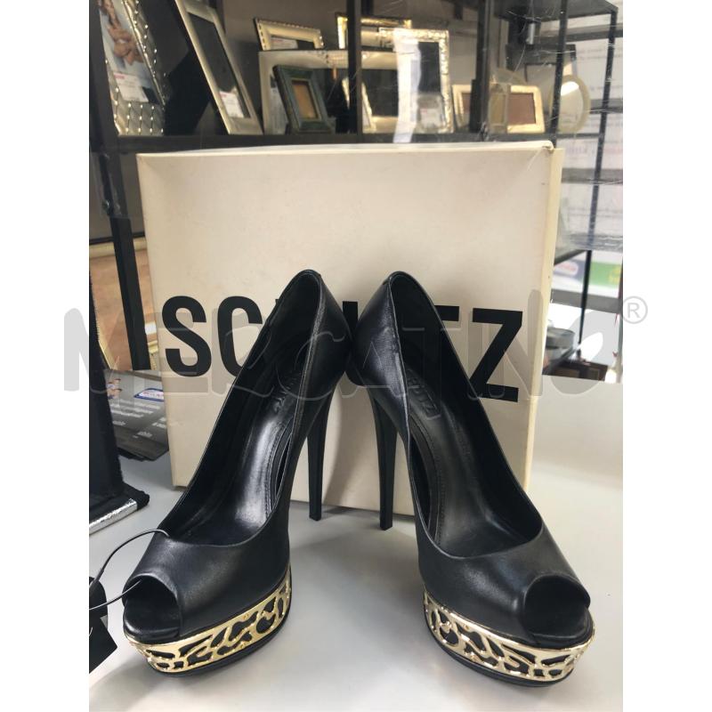 DECOLLETE SCHUTZ NERO DORATO | Mercatino dell'Usato Avellino 4