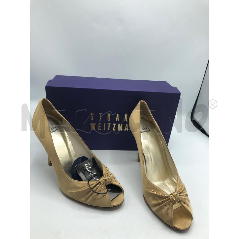 DECOLLETE STUART WEITZMAN ORO STRASS  | Mercatino dell'Usato Avellino 1
