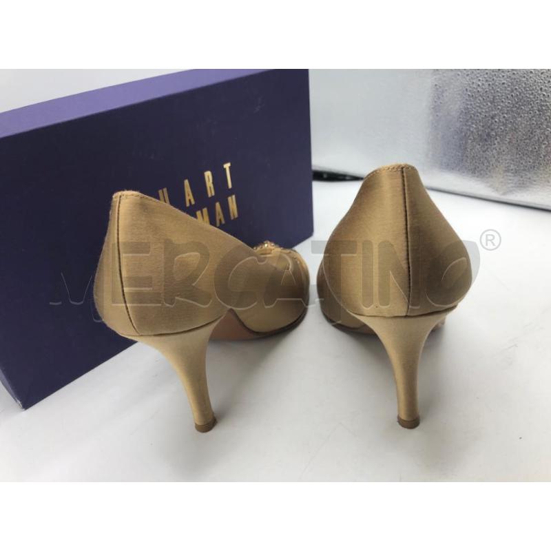 DECOLLETE STUART WEITZMAN ORO STRASS  | Mercatino dell'Usato Avellino 2