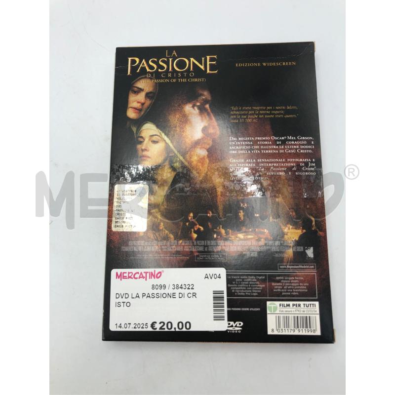 DVD LA PASSIONE DI CRISTO | Mercatino dell'Usato Avellino 2