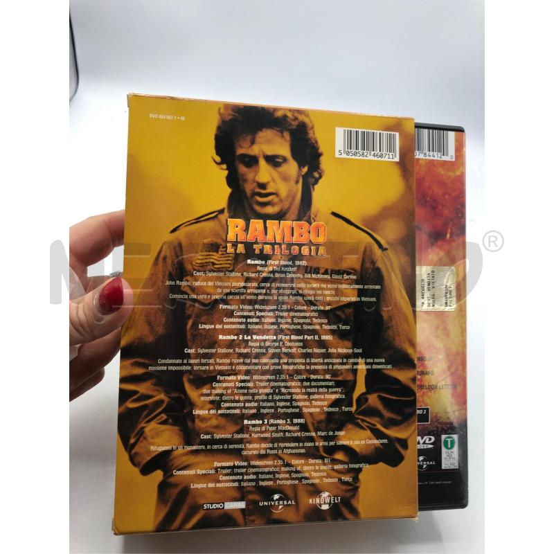 DVD RAMBO TRILOGIA | Mercatino dell'Usato Avellino 2