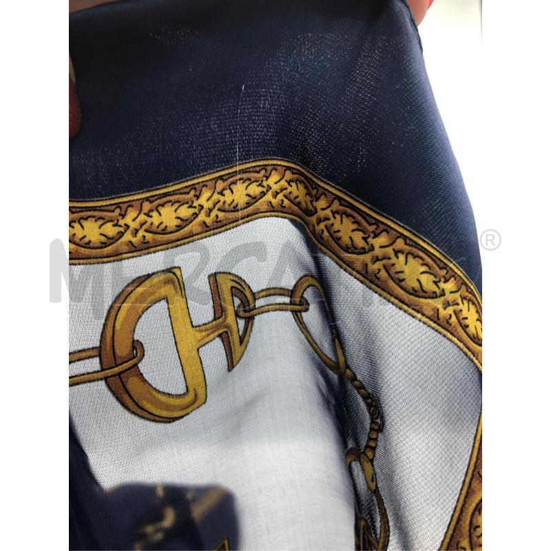 FOULARD BLU DORATO RENATO BALESTRA  | Mercatino dell'Usato Avellino 5