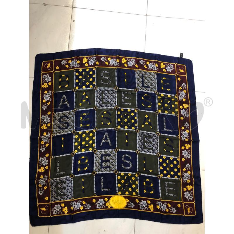 FOULARD BLU GIALLO VERDE BASILE | Mercatino dell'Usato Avellino 1