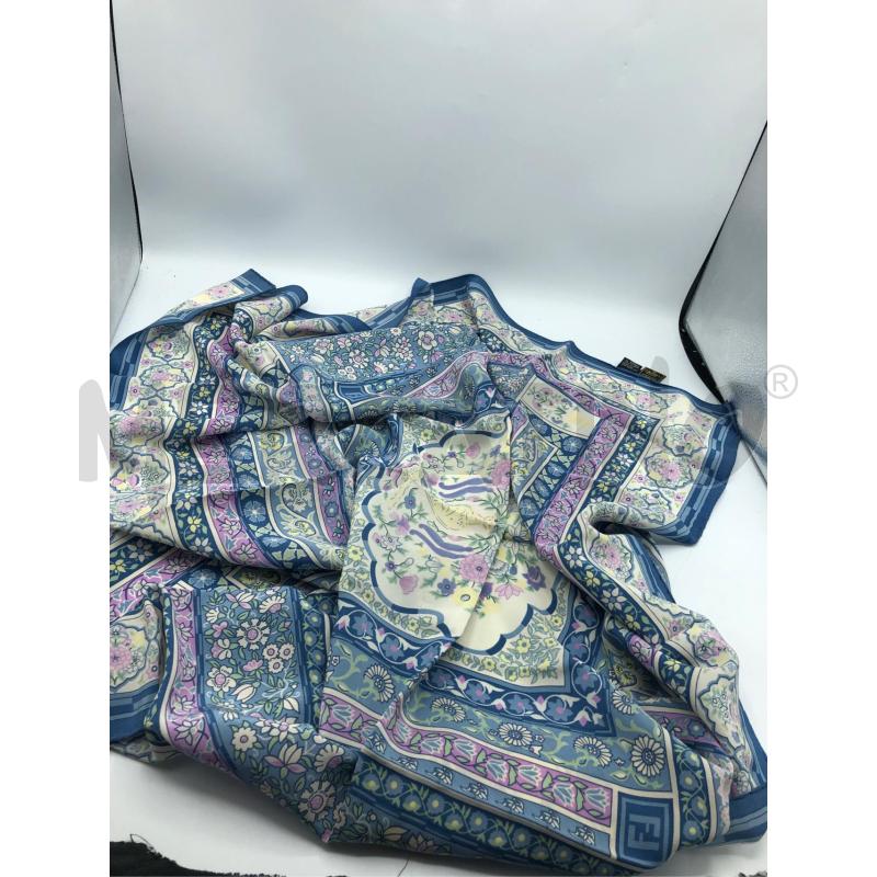 FOULARD FENDI CELESTE LILLA FANTASIA | Mercatino dell'Usato Avellino 3