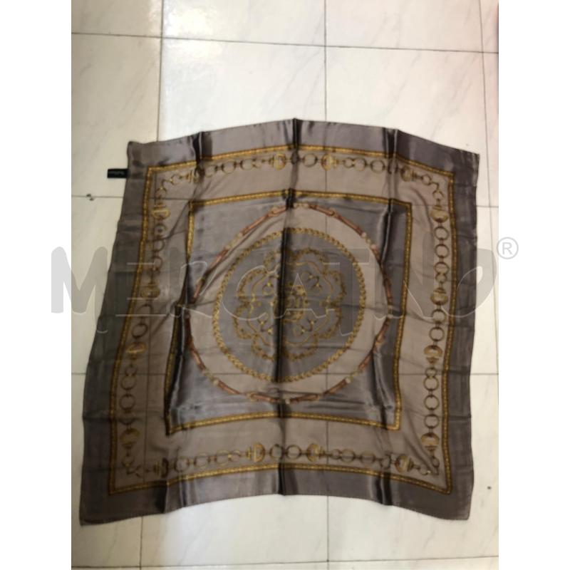 FOULARD MARRONE DORATO RENATO BALESTRA | Mercatino dell'Usato Avellino 1