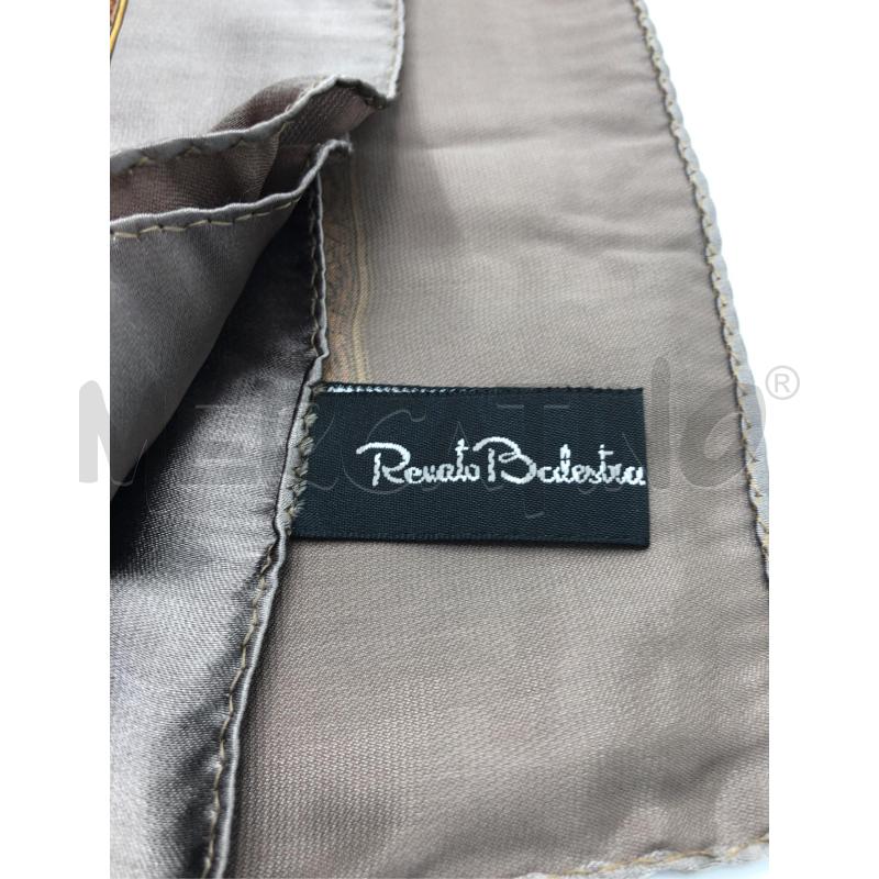 FOULARD MARRONE DORATO RENATO BALESTRA | Mercatino dell'Usato Avellino 2