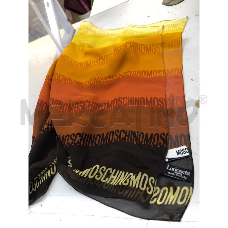 FOULARD MOSCHINO ARANCIO GIALLO  | Mercatino dell'Usato Avellino 1
