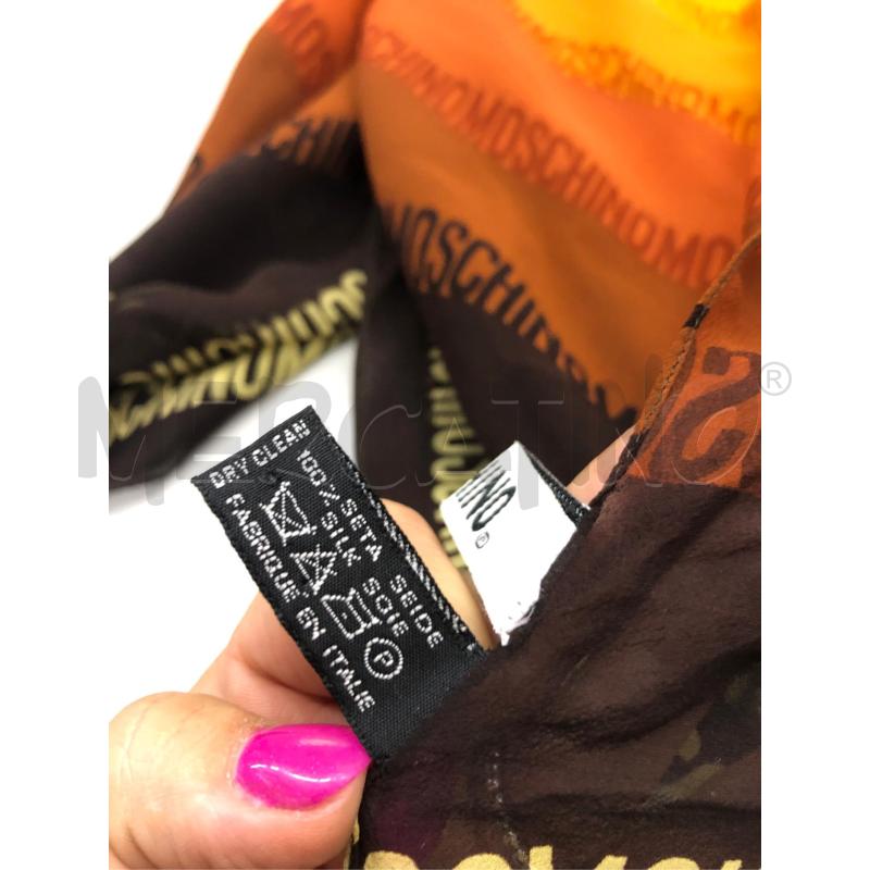 FOULARD MOSCHINO ARANCIO GIALLO  | Mercatino dell'Usato Avellino 2