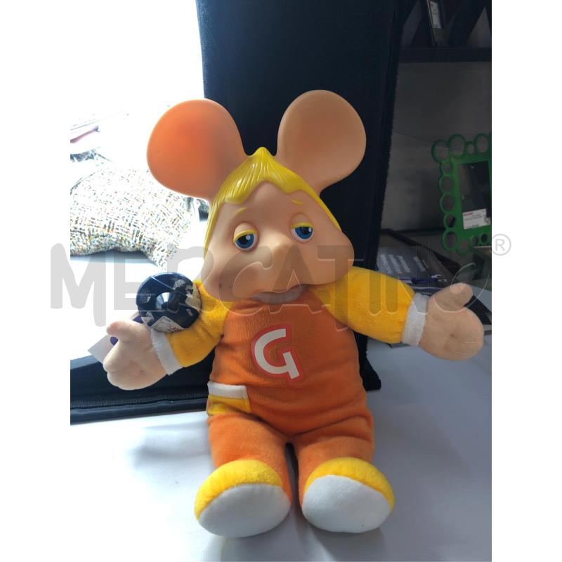 GIOCO PELUCHE TOPO GIGIO ANNI 90 PARLANTE | Mercatino dell'Usato Avellino 1