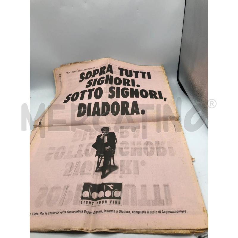 GIORNALE GAZZETTA DELLO SPORT 3 MAGGIO 1994 | Mercatino dell'Usato Avellino 3