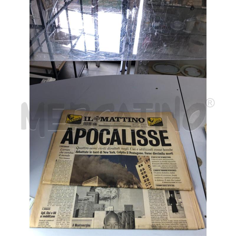 GIORNALE IL MATTINO 12 SETTEMBRE 2001 | Mercatino dell'Usato Avellino 3