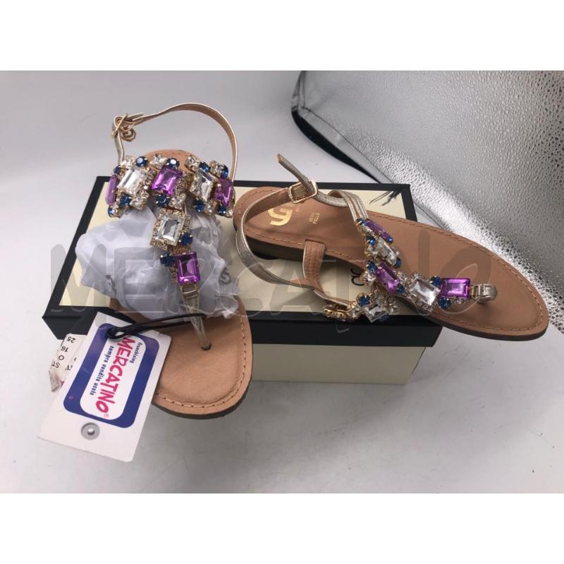 INFRADITO DONNA STRASS BIANCO LILLA GOLD GOLD | Mercatino dell'Usato Avellino 1