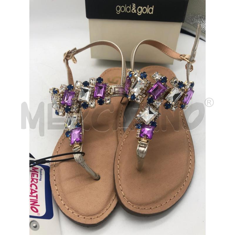 INFRADITO DONNA STRASS BIANCO LILLA GOLD GOLD | Mercatino dell'Usato Avellino 5