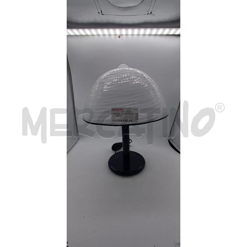 LAMPADA MURANO BASE NERA ANNI 80 | Mercatino dell'Usato Avellino 1