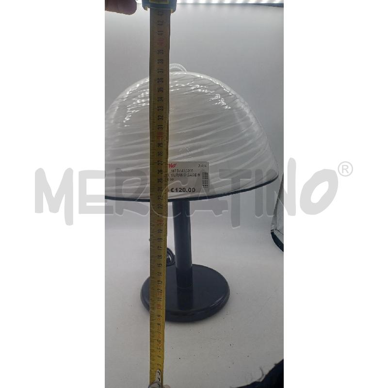 LAMPADA MURANO BASE NERA ANNI 80 | Mercatino dell'Usato Avellino 4