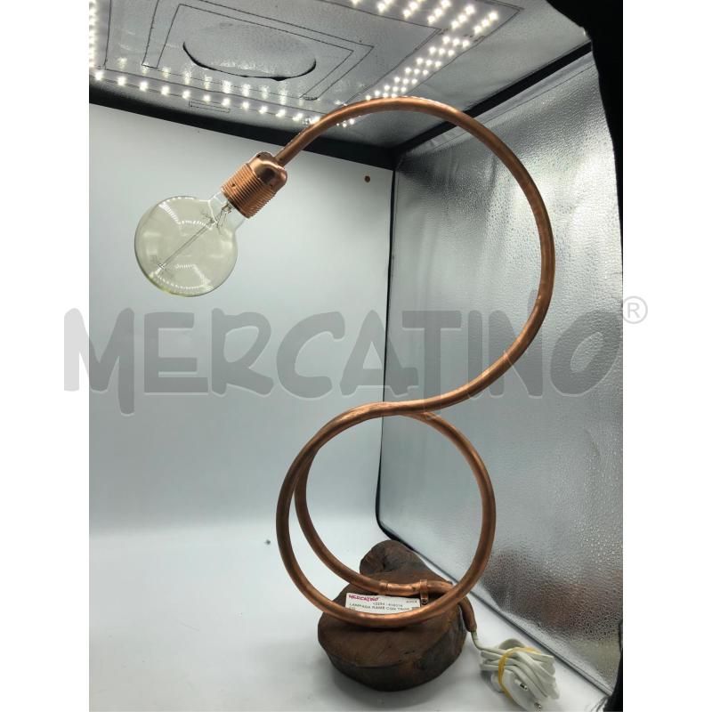 LAMPADA RAME CON TRONCO | Mercatino dell'Usato Avellino 1